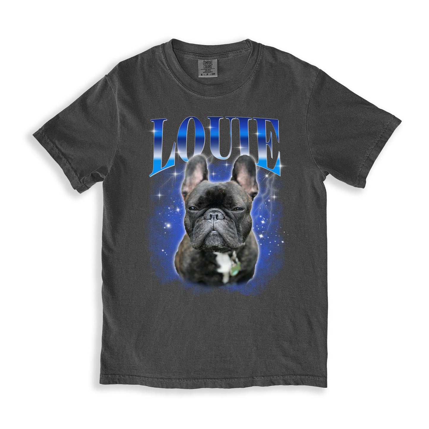 Custom French Bulldog Comfort Colors Unisex T-Shirt Personalized Dog bootleg rap Dog mom dog mama-Family-Gift-Planet