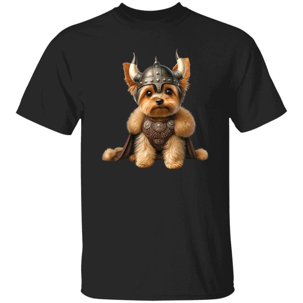 Yorkshire Terrier Viking T-Shirt gift Yorkshire Terrier mama Unisex tee Black Navy Dark Heather-Family-Gift-Planet