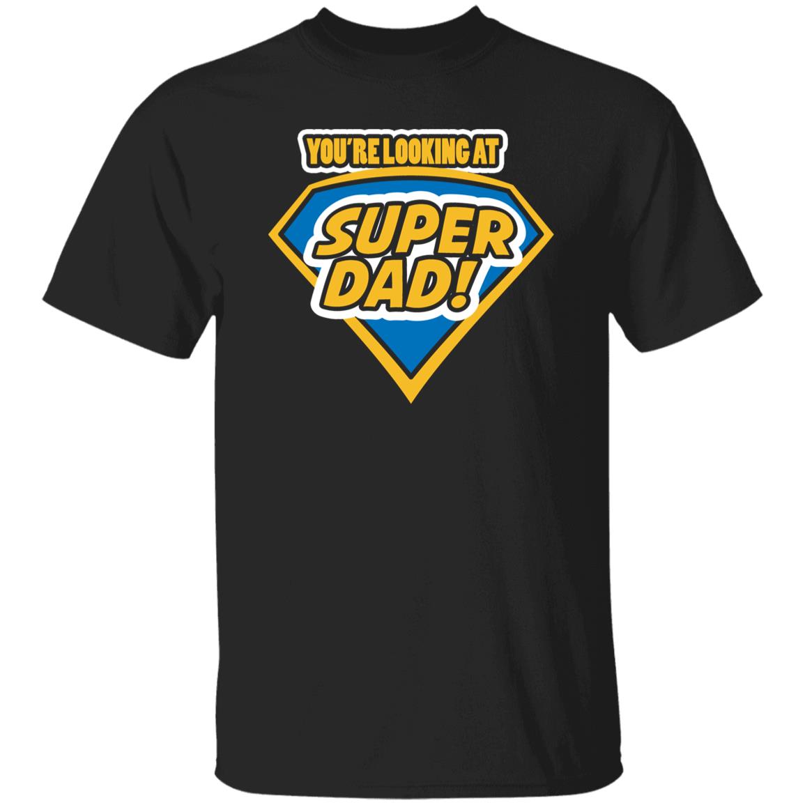 You're looking at Super Dad Unisex T-shirt Father's day gift black dark heather-Black-Family-Gift-Planet