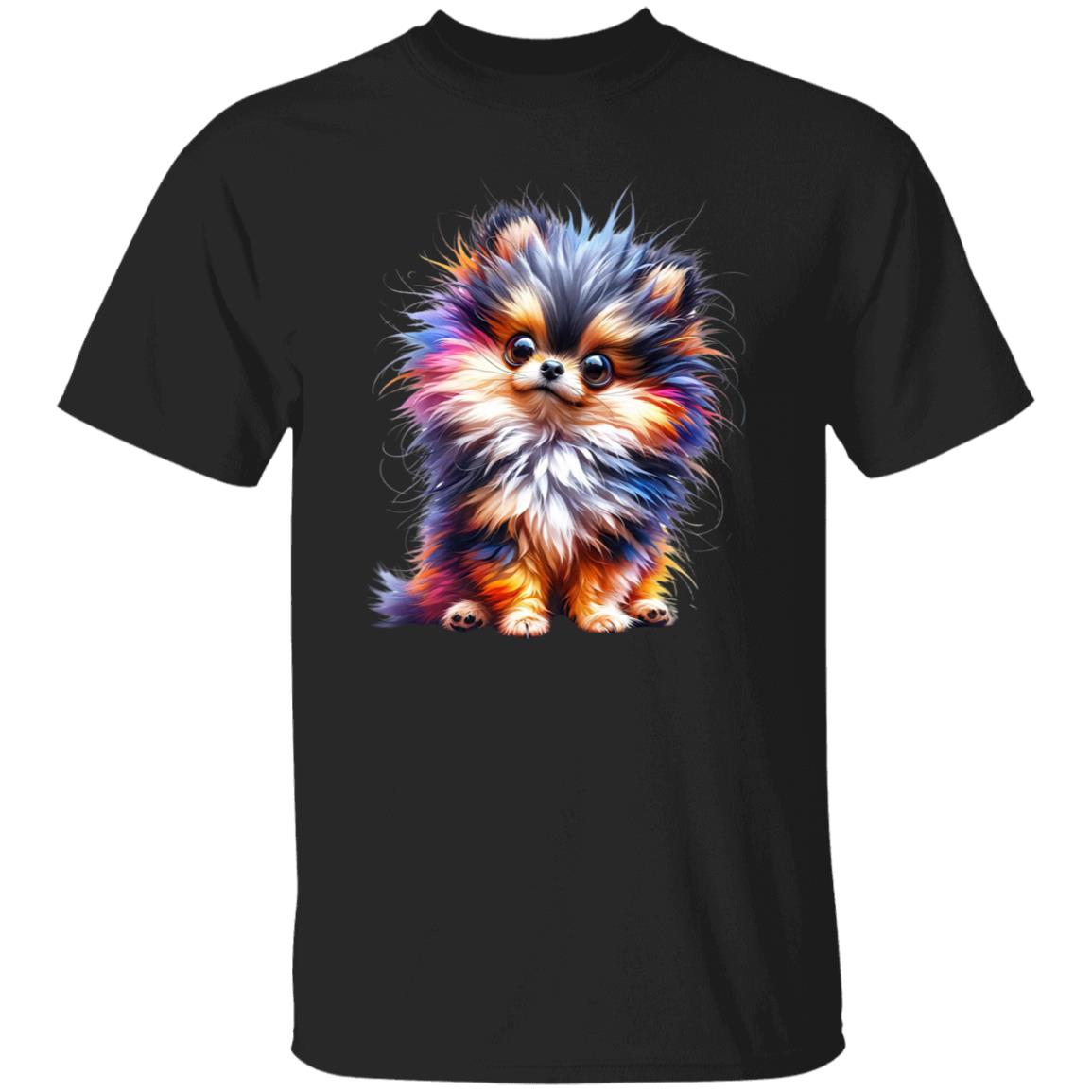 Colorful Chihuahua T-Shirt gift Amazing hairy dog chihuahua mama Unisex tee Black Navy Dark Heather-Family-Gift-Planet
