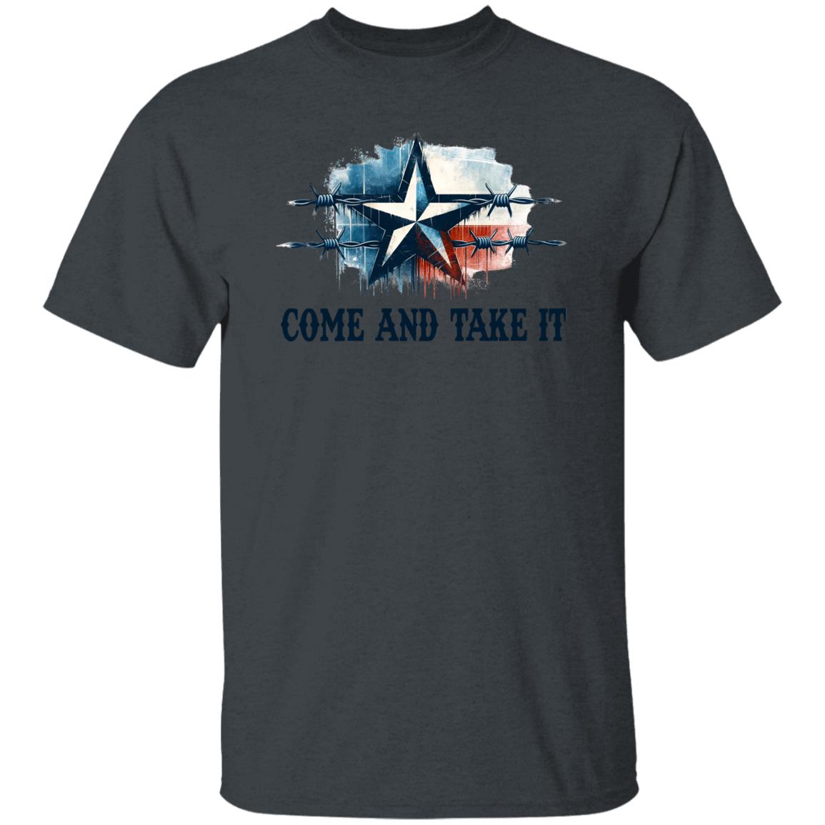 Come and take it Unisex Tshirt border truck Texas black-Family-Gift-Planet