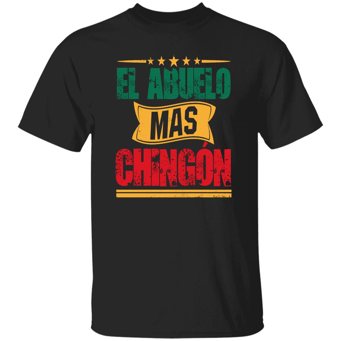 El Abuelo Mas Chingon shirt Spanish Fathers Day tee black navy dark heather-Family-Gift-Planet