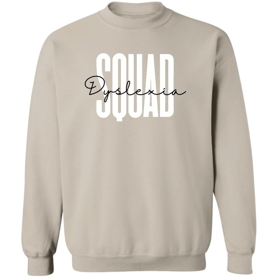 Dyslexia squad Unisex Sweatshirt, dyslexia therapist Crewneck Sand-Sand-Family-Gift-Planet