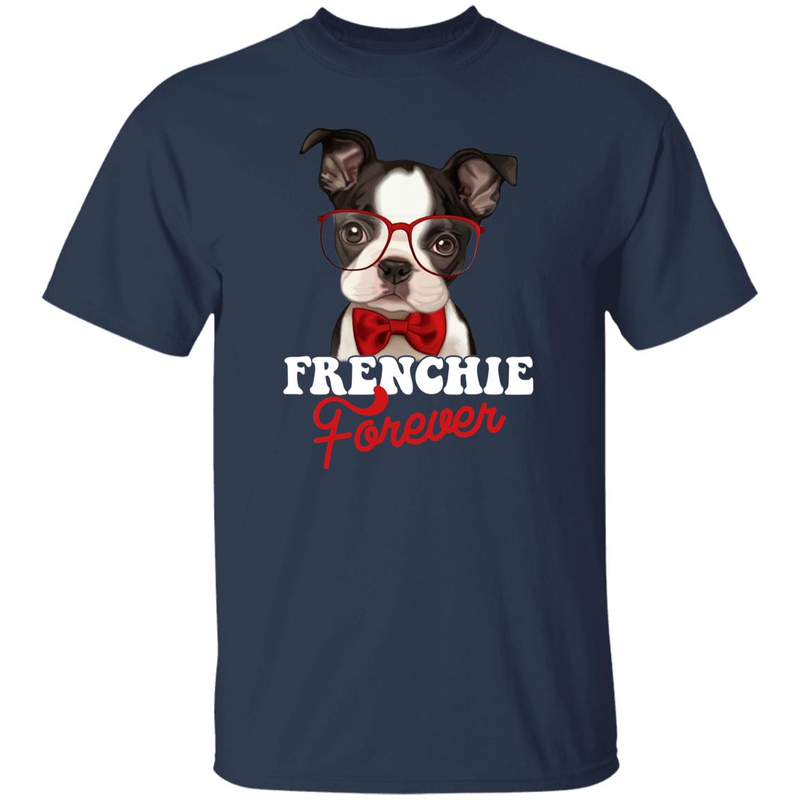 Frenchie forever Unisex t-shirt gift Frenchie mom tee black navy dark heather-Family-Gift-Planet