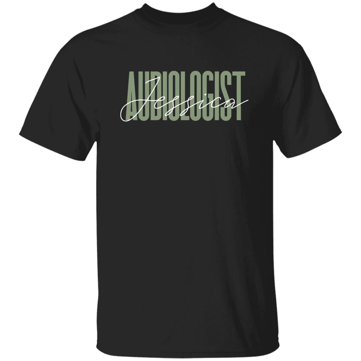 Audiologist T-Shirt gift Audiology audiometrist Customized Unisex tee Black Navy Dark Heather-Family-Gift-Planet
