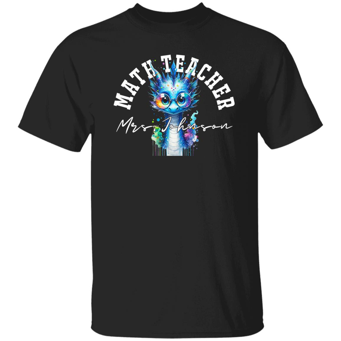 Math teacher funny Personalized Unisex T-shirt Custom Mathematics teacher Black-Family-Gift-Planet