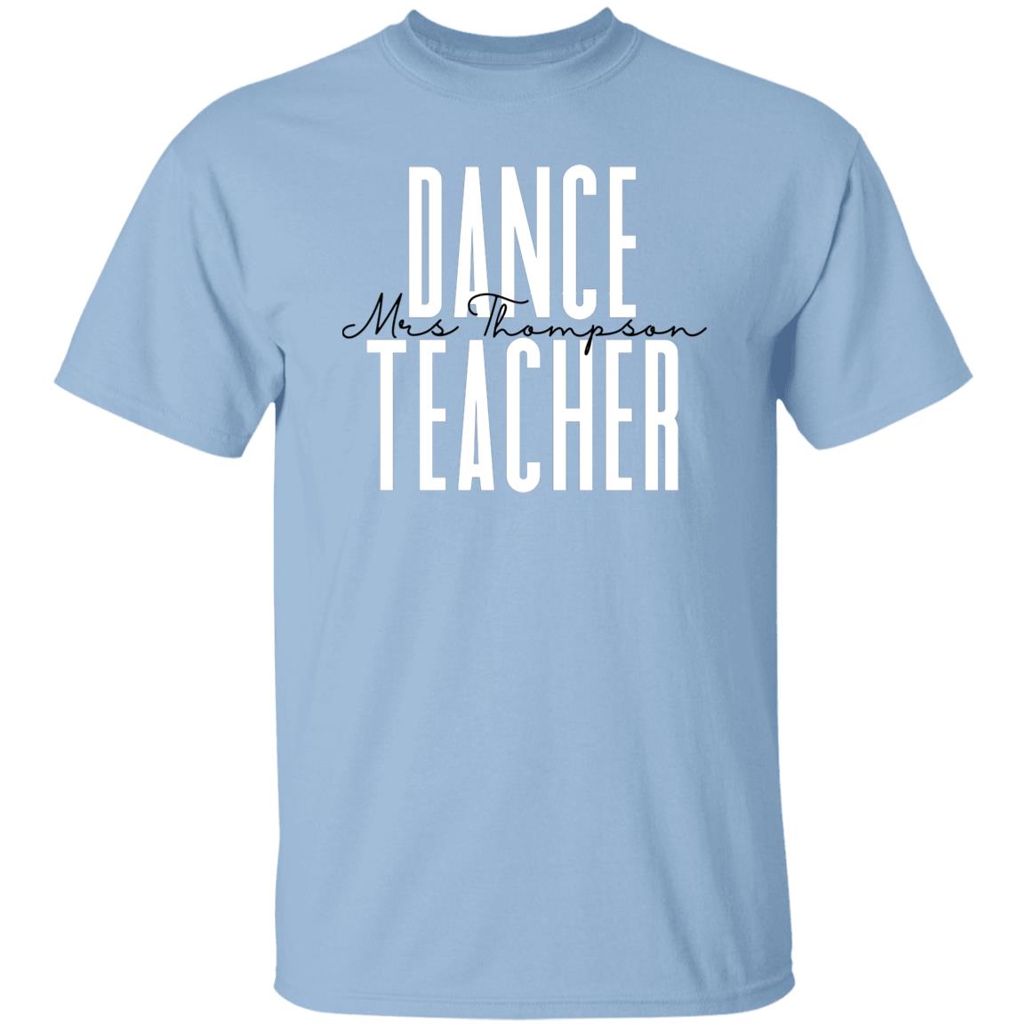 Personalized Dance teacher Unisex T-shirt Custom name dancer Sand Blue Pink-Family-Gift-Planet