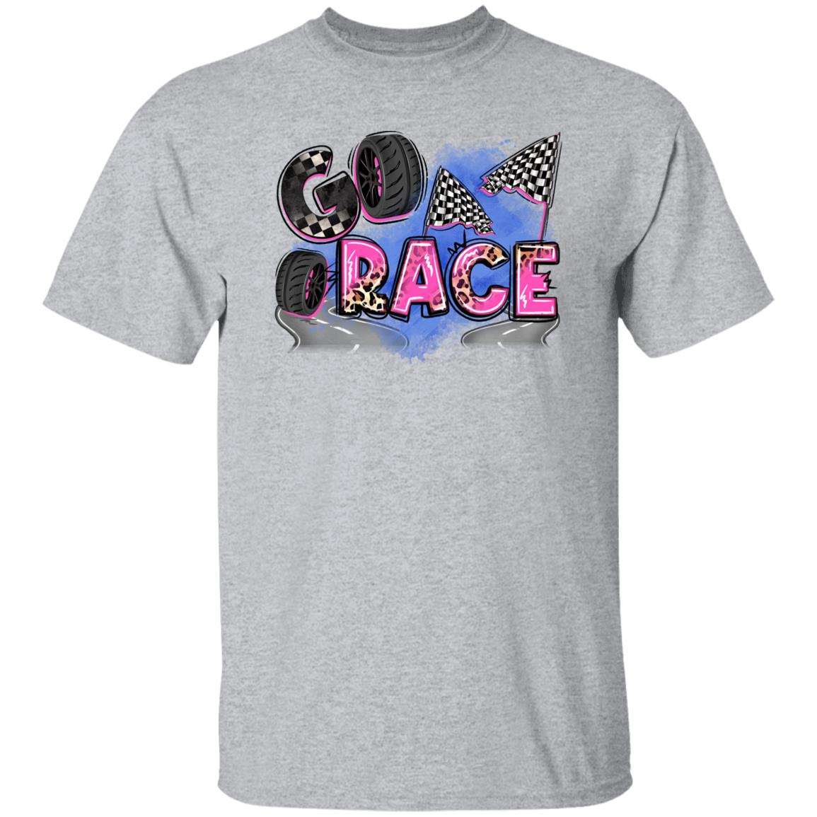 Go race T-Shirt gift Racing Day racer Unisex tee Sand White Sport Grey-Family-Gift-Planet