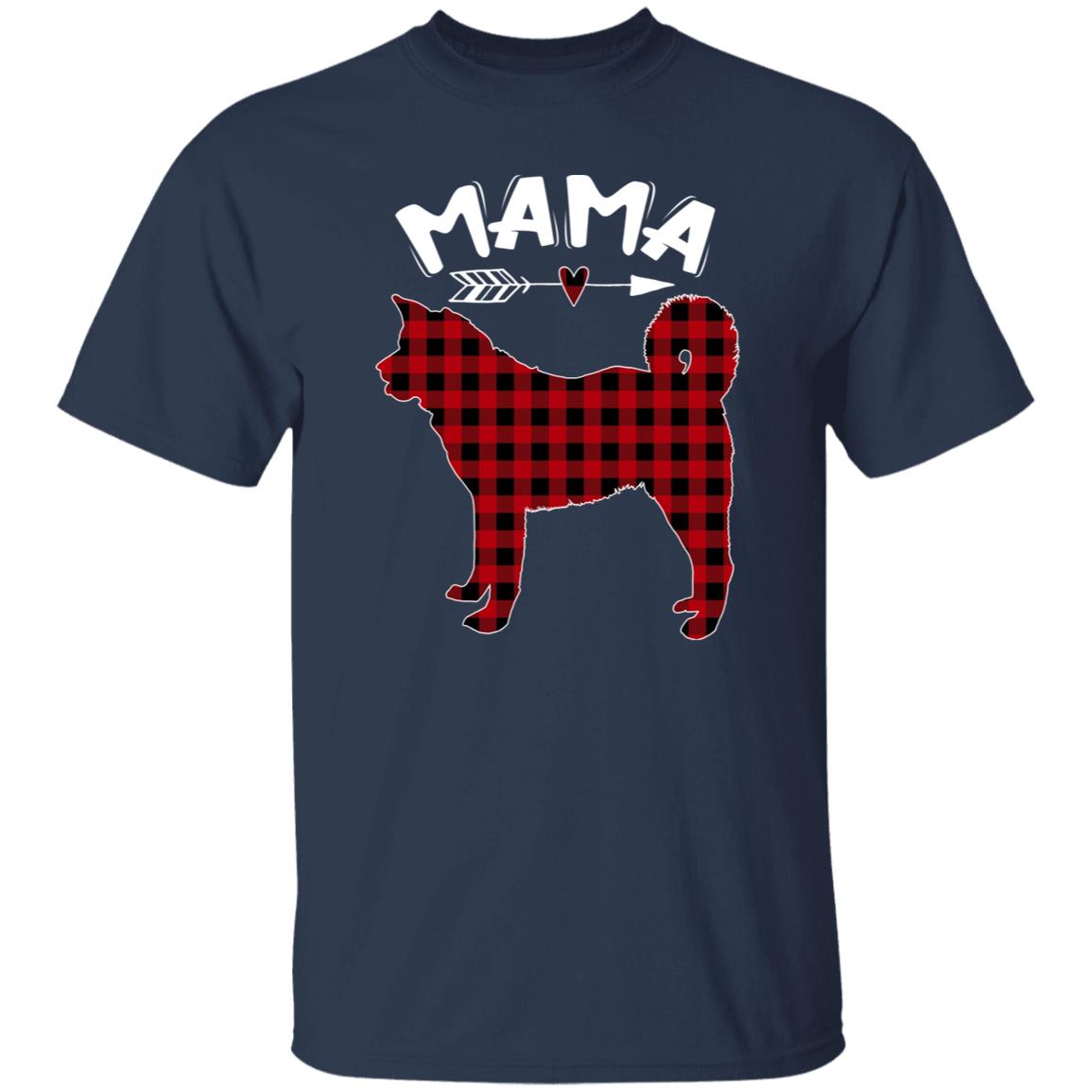 Dog Mama T-Shirt gift Christmas German Shepherd Dog mom Unisex tee Black Navy Dark Heather-Family-Gift-Planet