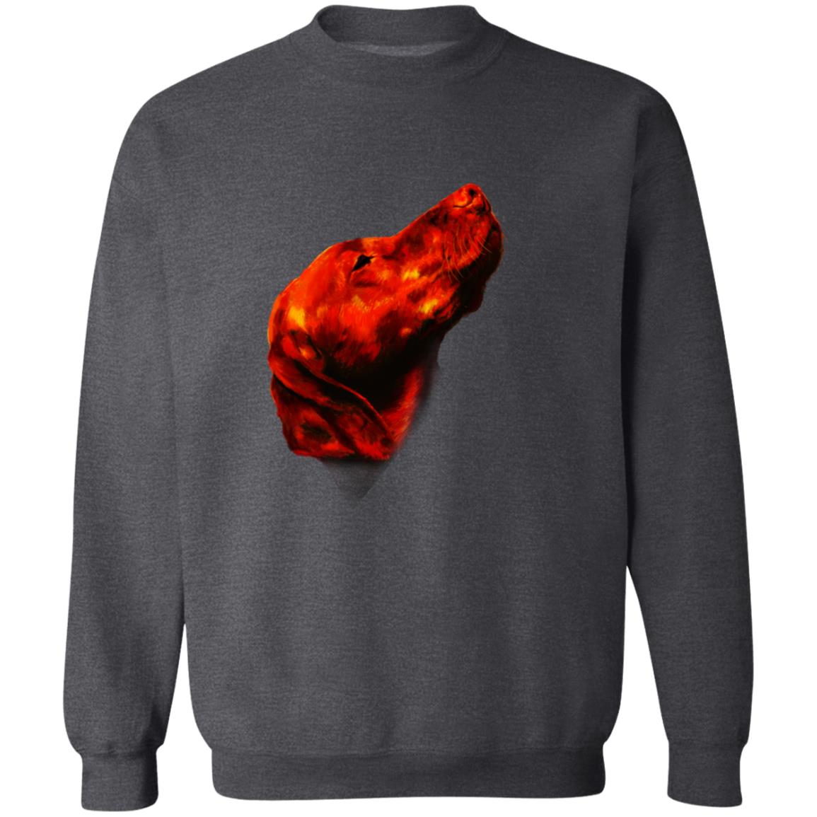 Artistic Vizsla dog Unisex Crewneck Sweatshirt digital Art-Family-Gift-Planet