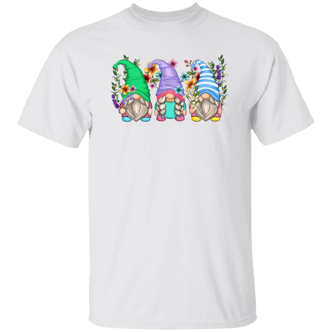 Floral Gnomes Unisex shirt florist Christmas gift White Sand-Family-Gift-Planet