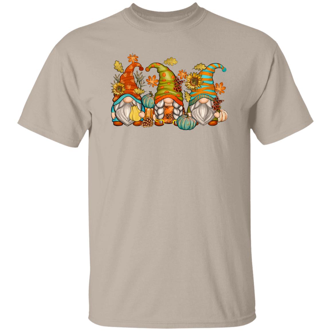 Fall Gnomes Unisex shirt Autumn gnomes Christmas gift White Sand-Family-Gift-Planet