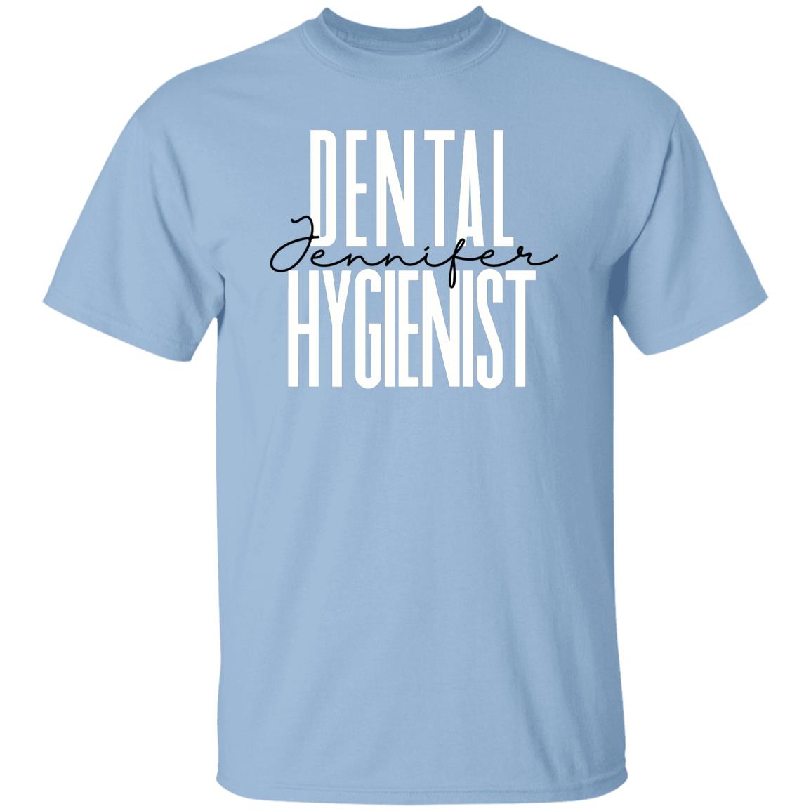 Personalized Dental Hygienist Unisex T-shirt Custom name dentist Sand Blue Pink-Family-Gift-Planet