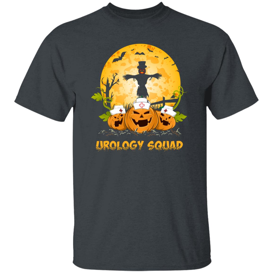 Urology squad Halloween Unisex T-Shirt Scary Spooky Urology nurse Urologist tee Black Dark Heather-Family-Gift-Planet