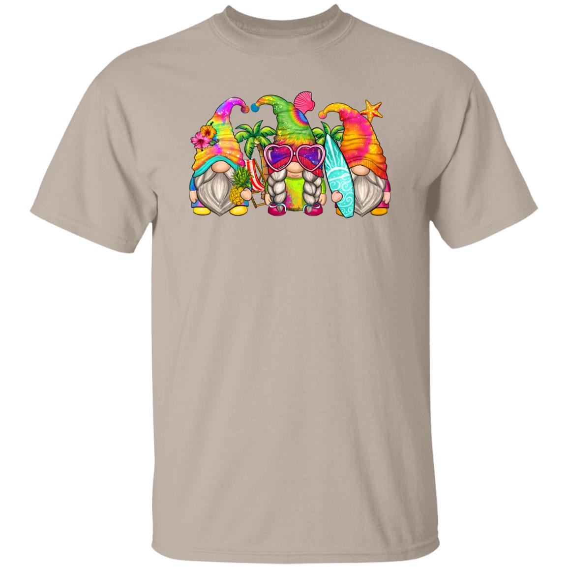 Summer Gnomes Unisex shirt summer surfing lover tee White Sand-Family-Gift-Planet