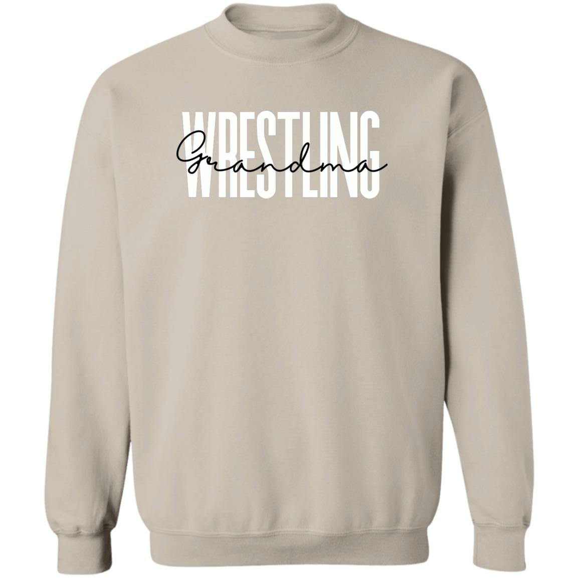 Wrestling grandma Unisex Sweatshirt Crewneck Sand-Sand-Family-Gift-Planet