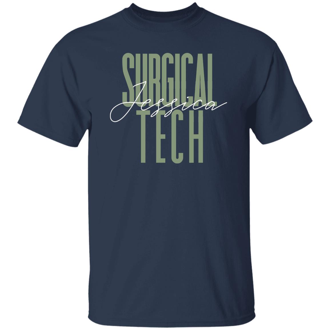 Surgical tech T-Shirt gift Operating Room Surgical technologist Customized Unisex tee Black Navy Dark Heather-Family-Gift-Planet