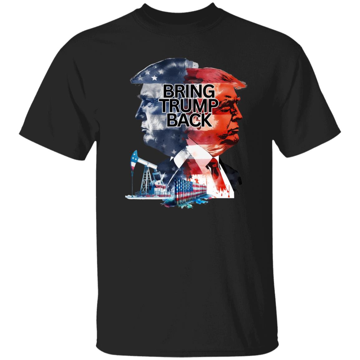 Bring Trump Back Unisex T-shirt Vote American Election 2024 tee Black Navy Dark Heather-Family-Gift-Planet