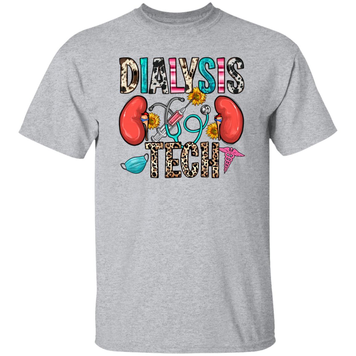 Dialysis tech T-Shirt gift Kidney Dialysis technician Unisex Tee Sand White Sport Grey-Family-Gift-Planet