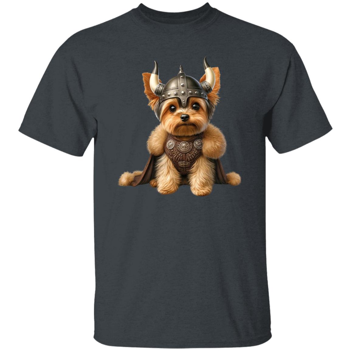 Yorkshire Terrier Viking T-Shirt gift Yorkshire Terrier mama Unisex tee Black Navy Dark Heather-Family-Gift-Planet