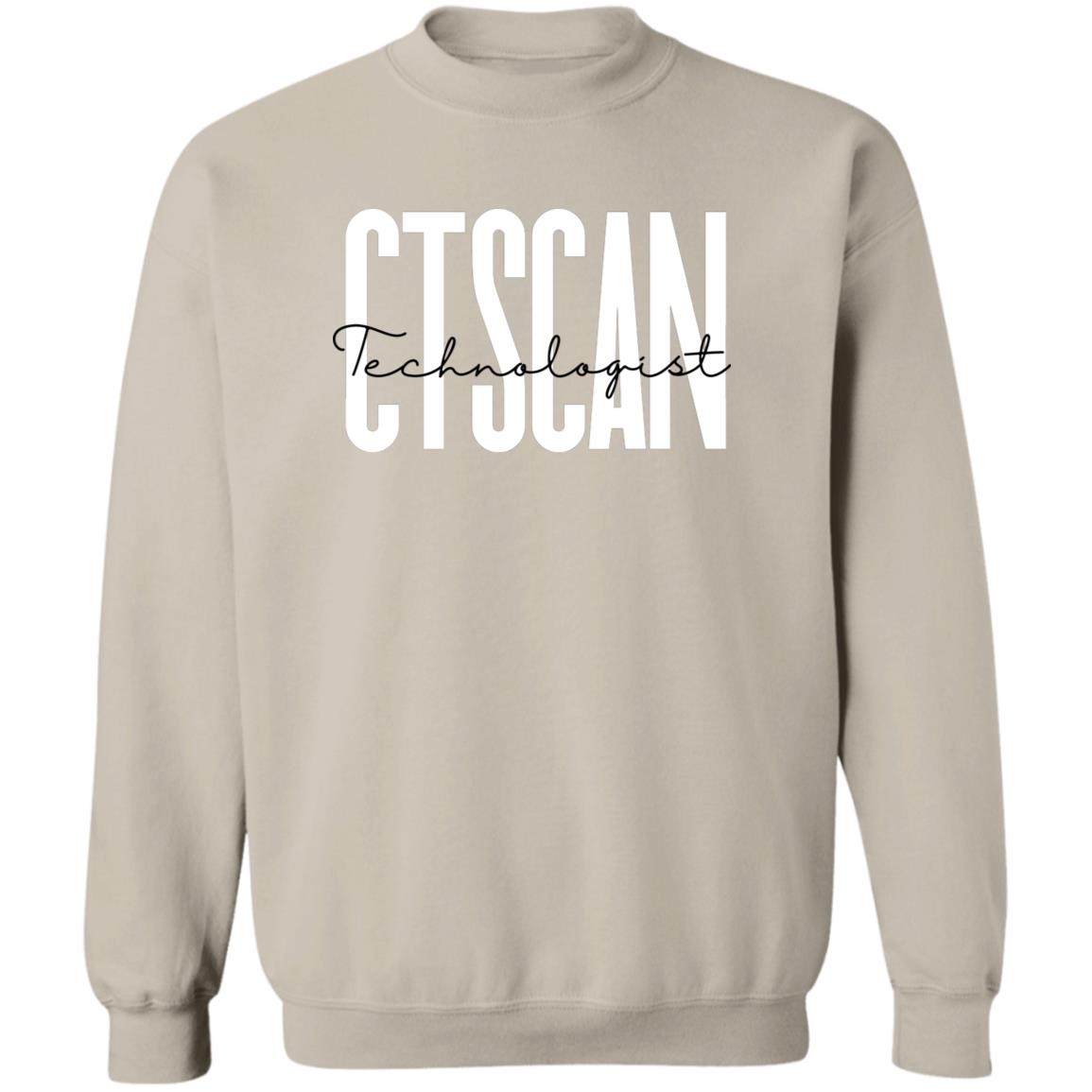 CTscan Technologist Unisex Sweatshirt, ct scan tech Crewneck Sand-Sand-Family-Gift-Planet