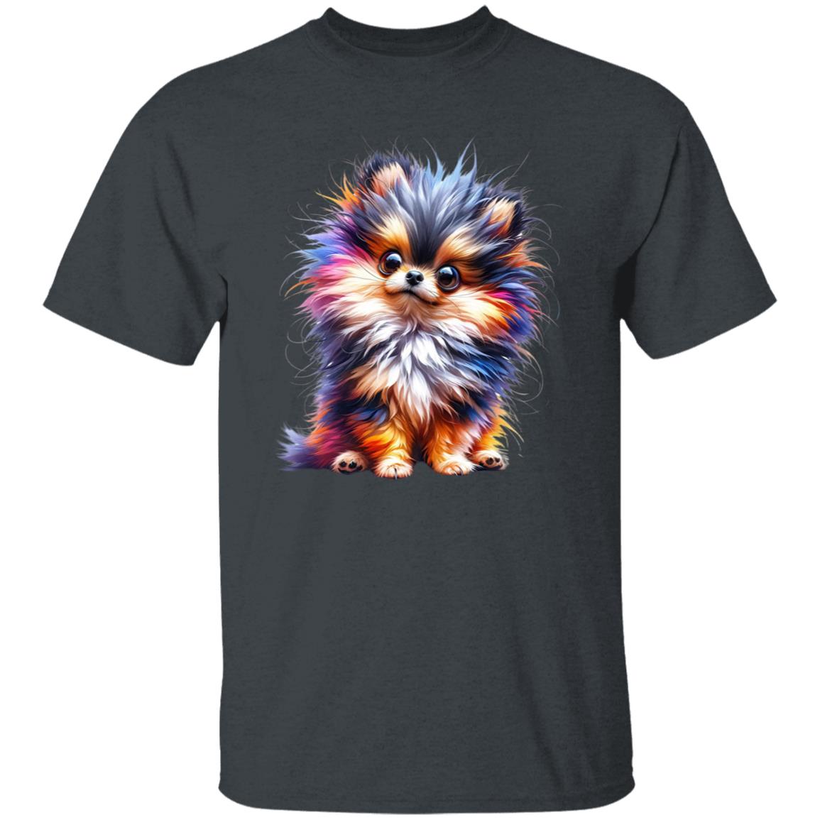 Colorful Chihuahua T-Shirt gift Amazing hairy dog chihuahua mama Unisex tee Black Navy Dark Heather-Family-Gift-Planet