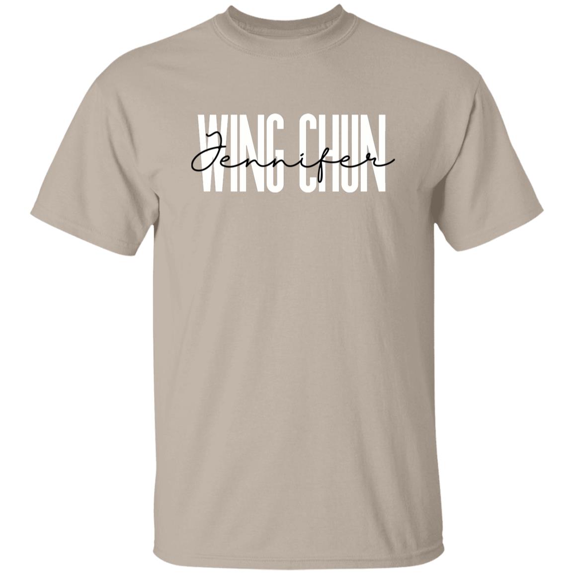 Personalized Wing Chun T-shirt gift Custom name Wing Chun Martial Arts Unisex Tee Sand Pink Light Blue-Family-Gift-Planet