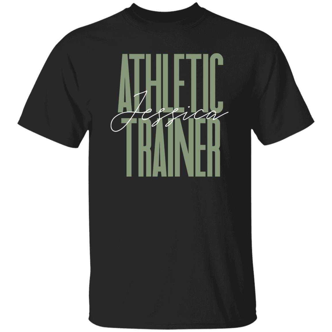 Athletic trainer T-Shirt gift AT School Athletic director Customized Unisex tee Black Navy Dark Heather-Family-Gift-Planet