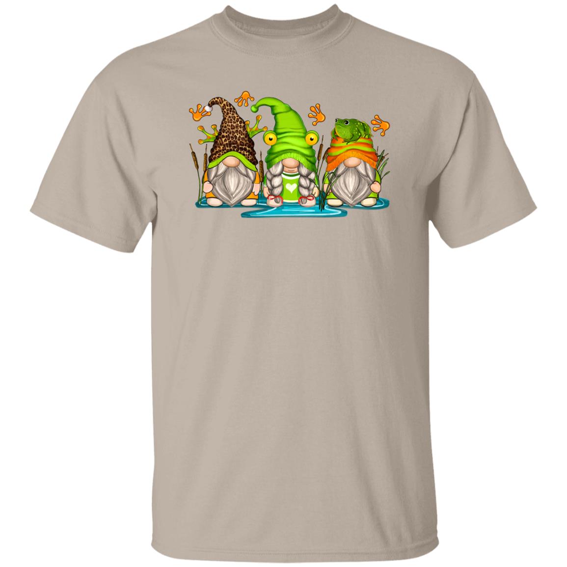 Frog Gnomes Unisex shirt frogs lover Christmas gift White Sand-Family-Gift-Planet