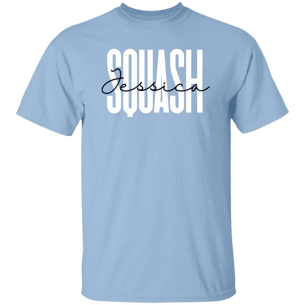 Personalized Squash T-shirt gift Custom name Squash player Squash Mom Unisex Tee Sand Pink Light Blue-Family-Gift-Planet