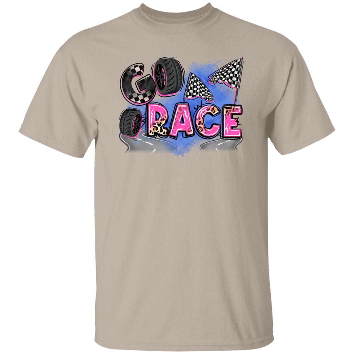Go race T-Shirt gift Racing Day racer Unisex tee Sand White Sport Grey-Family-Gift-Planet