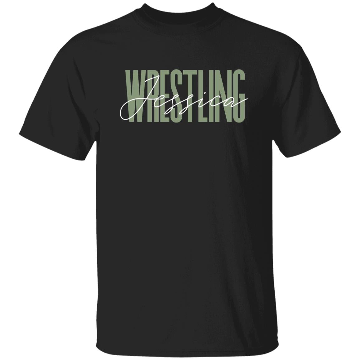 Wrestling T-Shirt gift wrestling lover Wrestler mama Customized Unisex tee Black Navy Dark Heather-Family-Gift-Planet