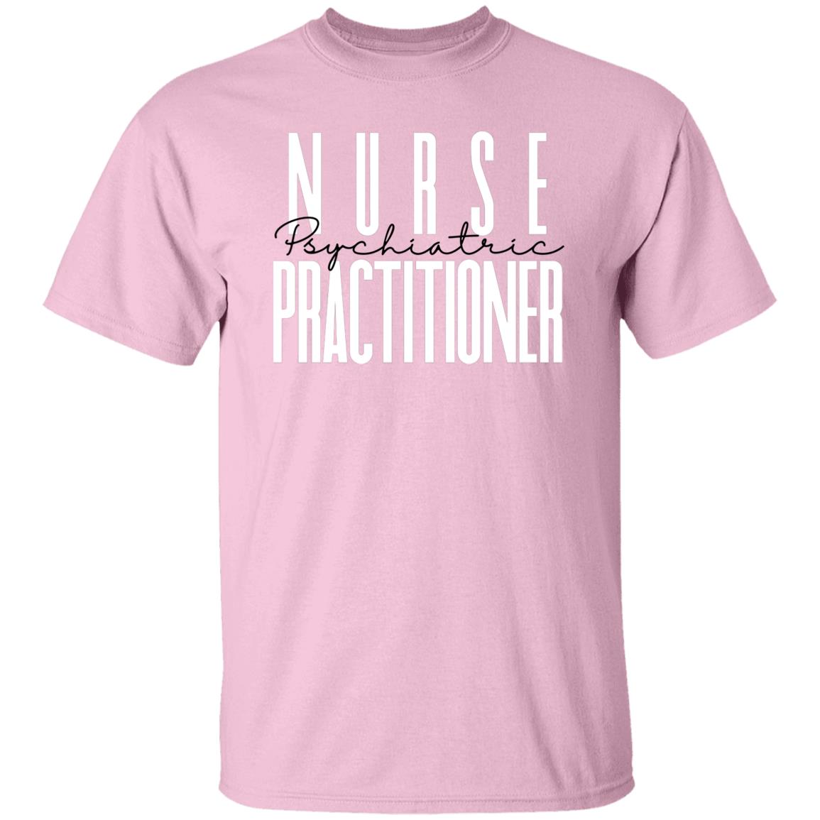 Psychiatric nurse practitioner T-shirt gift Mental Health Psych NP Unisex Tee Sand Pink Light Blue-Family-Gift-Planet