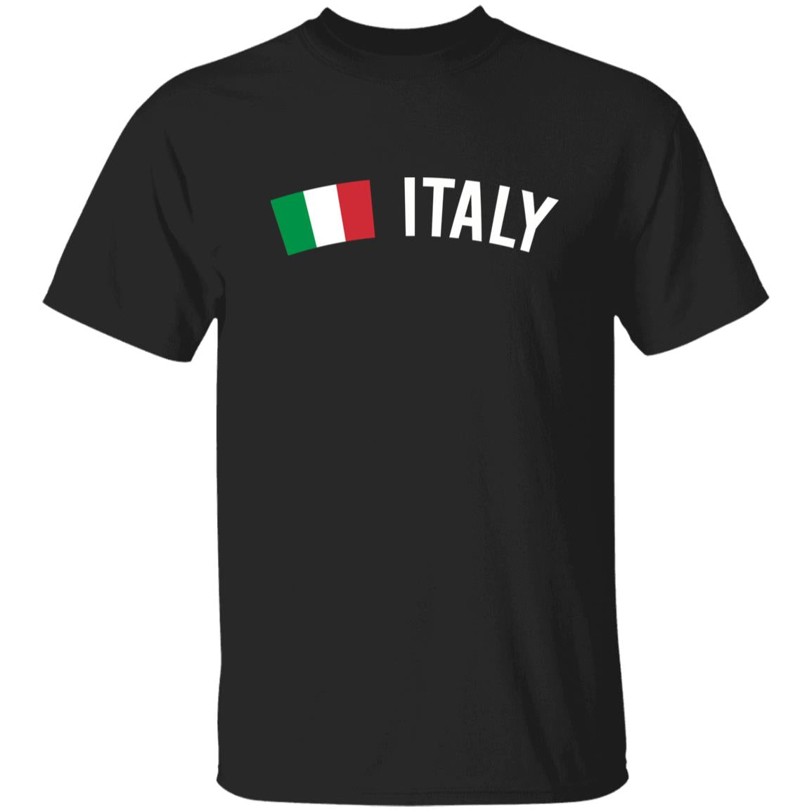Italy Unisex T-shirt gift Italian flag tee Roma White Black Dark Heather-Family-Gift-Planet