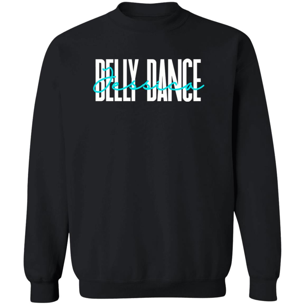 Personalized Belly dance Unisex Sweatshirt Custom name belly dancer Sand Black Dark Heather-Family-Gift-Planet