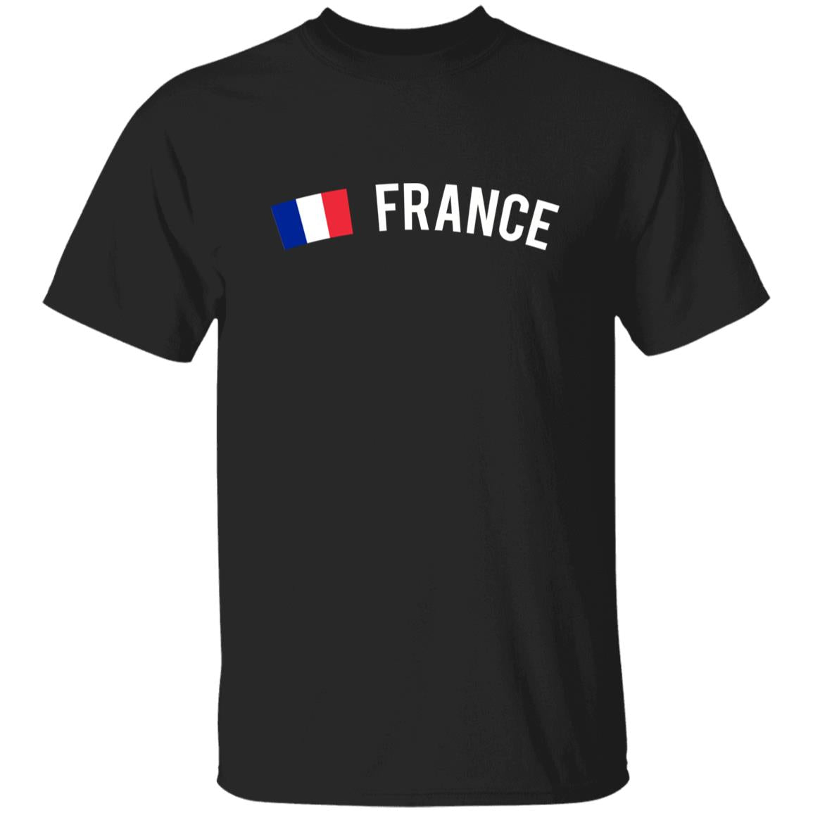 France Unisex T-shirt gift French flag tee Paris White Black Dark Heather-Family-Gift-Planet