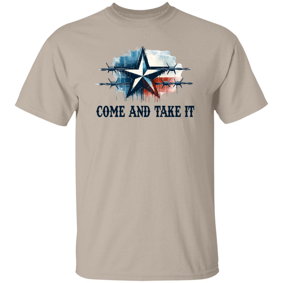 Come and take it Unisex Tshirt border truck Texas black-Family-Gift-Planet