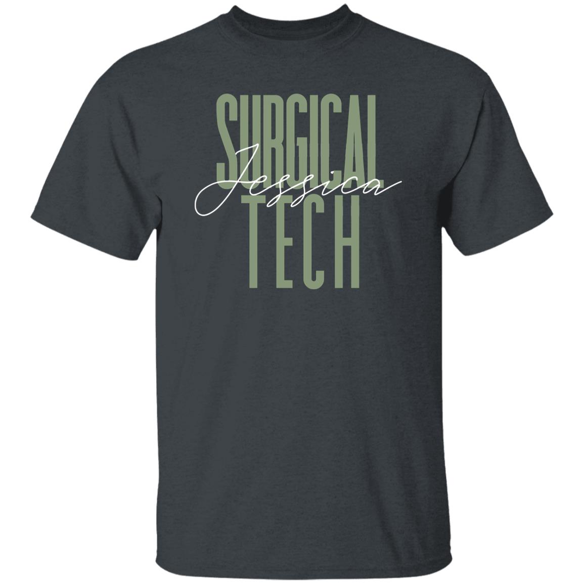 Surgical tech T-Shirt gift Operating Room Surgical technologist Customized Unisex tee Black Navy Dark Heather-Family-Gift-Planet