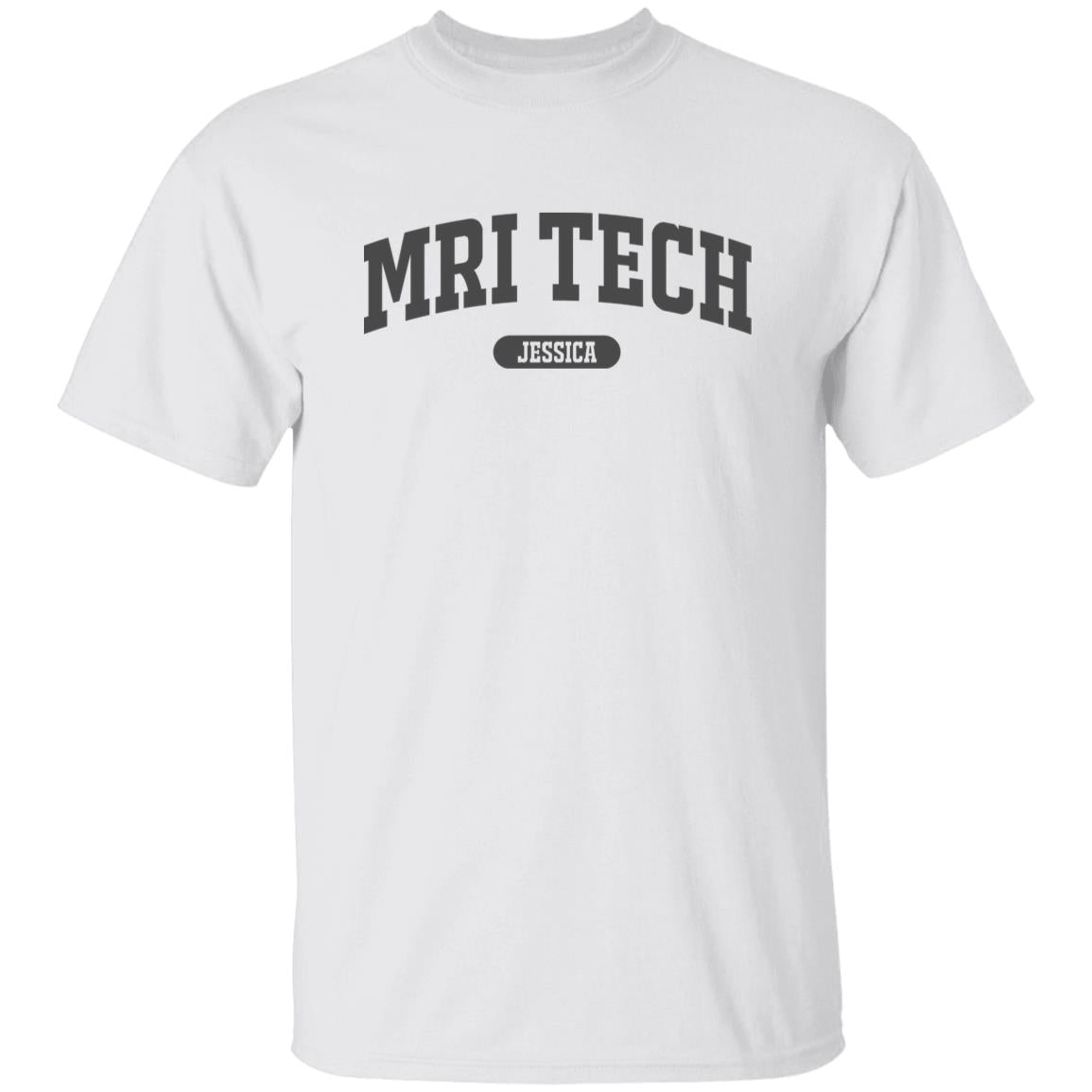 MRI tech Personalized Unisex T-shirt Custom MRI technologist White Sand Light Blue-Family-Gift-Planet