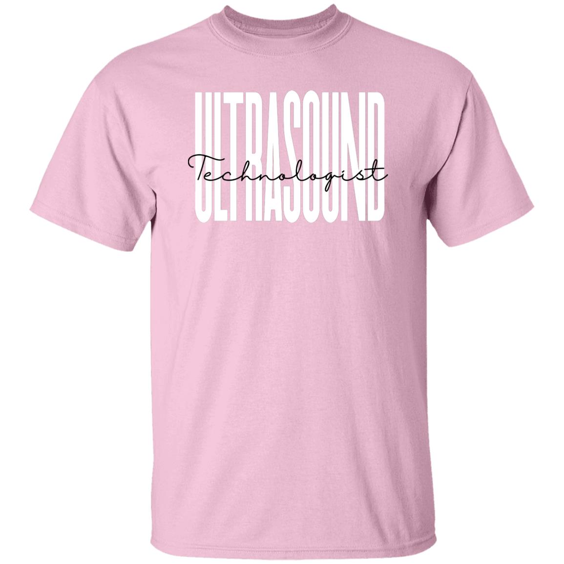 Ultrasound Technologist T-shirt gift Radiology X-ray tech Unisex Tee Sand Pink Light Blue-Family-Gift-Planet