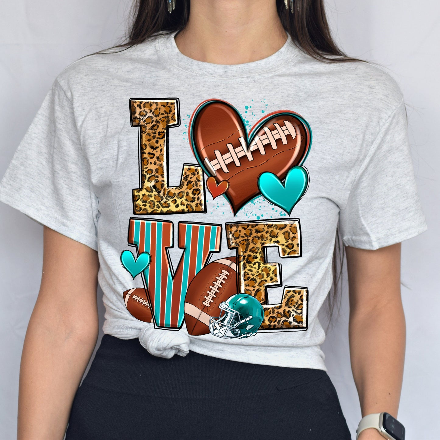 Love American football Unisex t-shirt football player tee Rugby coach gift-Family-Gift-Planet