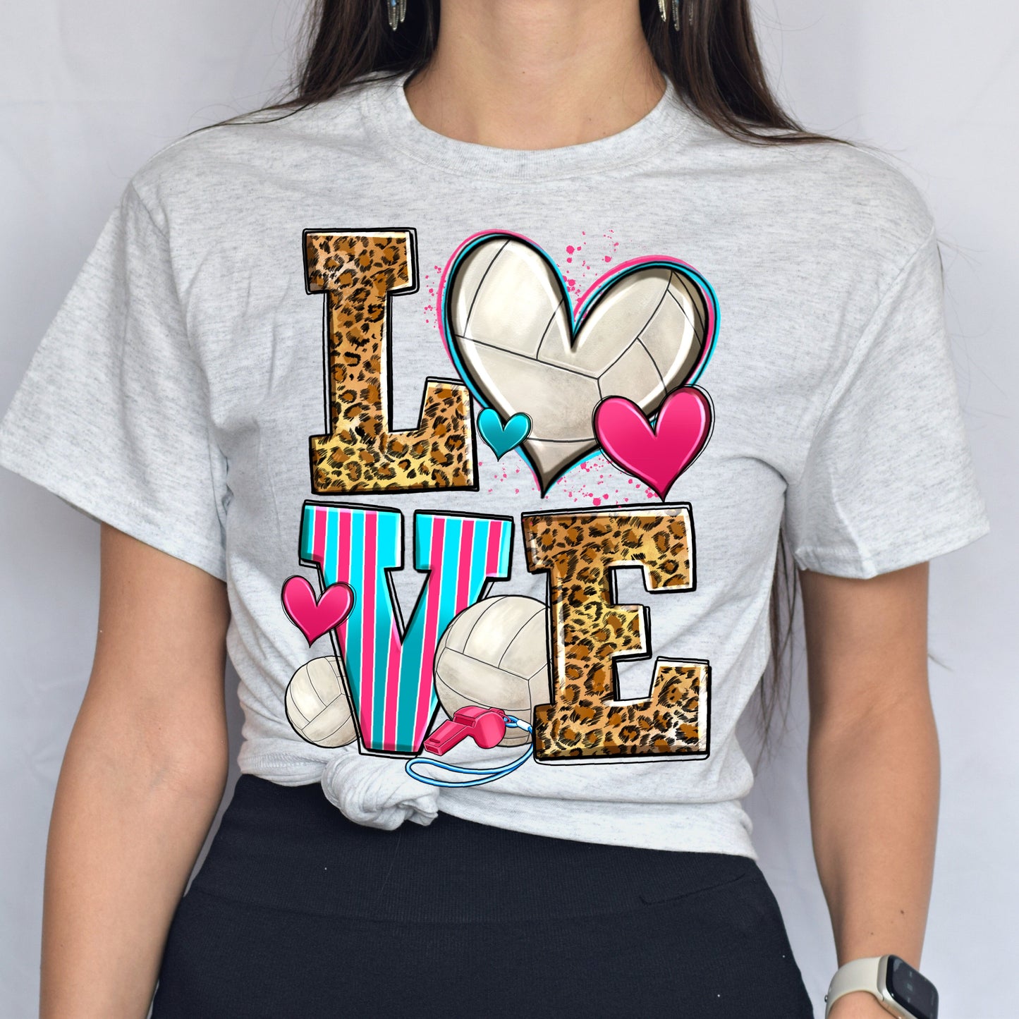 Love volleyball Unisex t-shirt volleyball player tee volleyball coach gift-Family-Gift-Planet