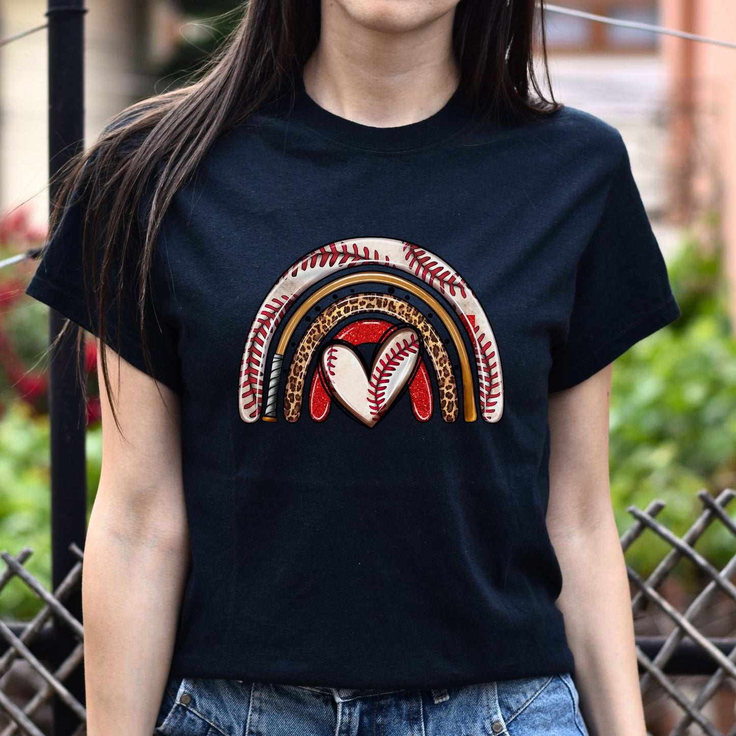 Baseball rainbow Unisex t-shirt baseball player tee baseball coach gift-Family-Gift-Planet