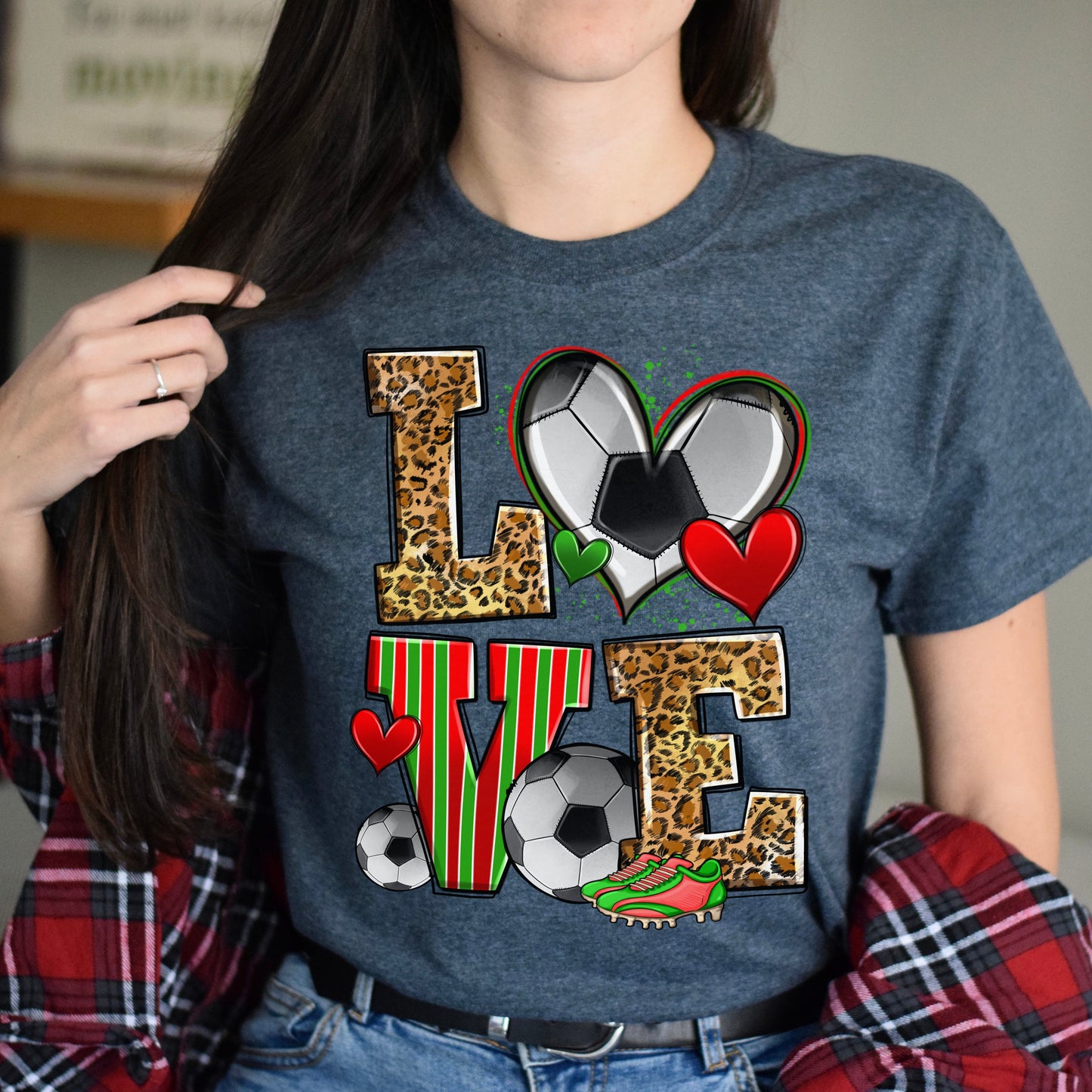 Love soccer Unisex t-shirt soccer player tee soccer coach gift-Family-Gift-Planet