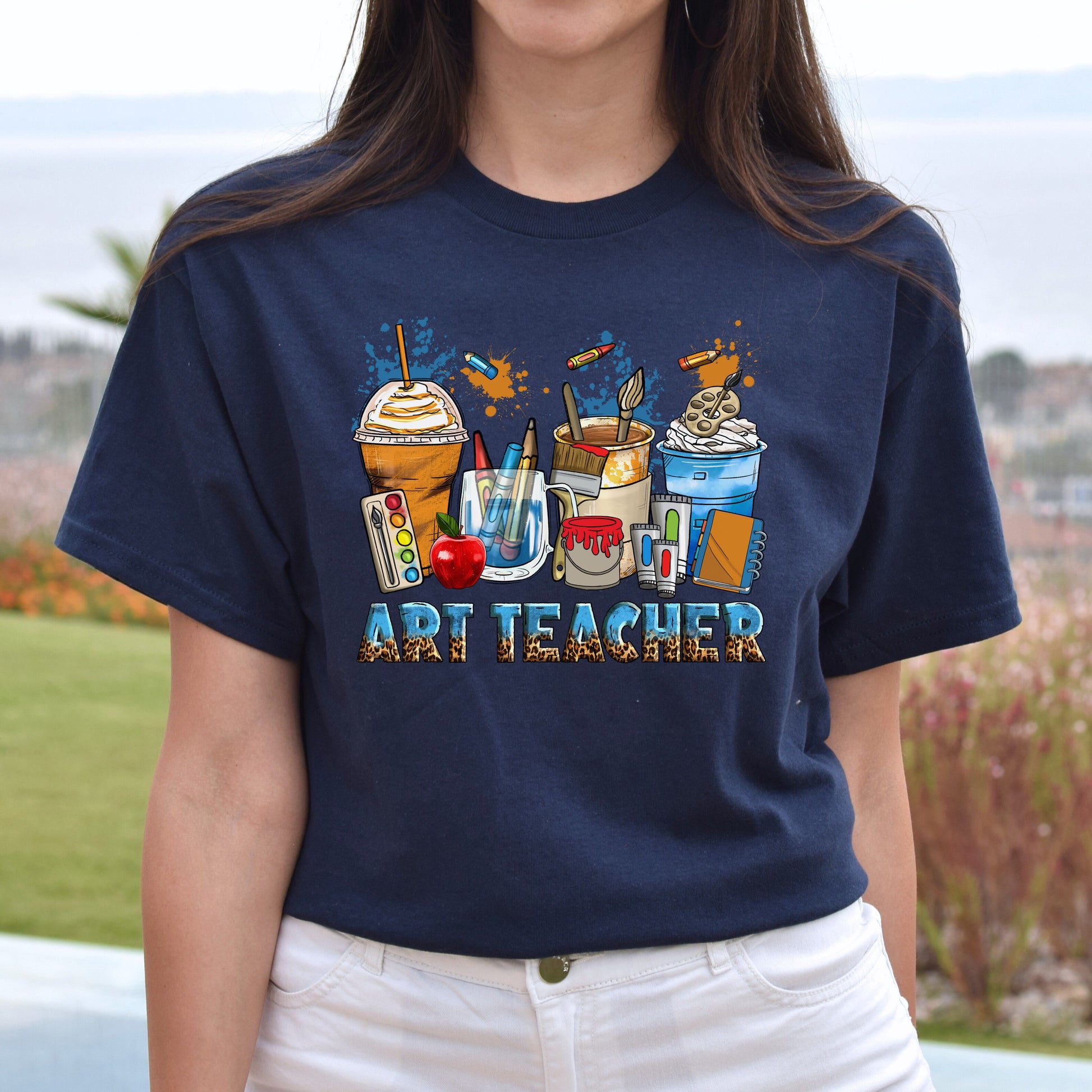Art teacher coffee cups unisex tshirt art educator tee S-5XL-Family-Gift-Planet