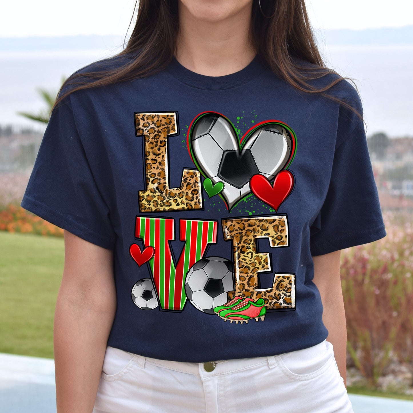 Love soccer Unisex t-shirt soccer player tee soccer coach gift-Family-Gift-Planet