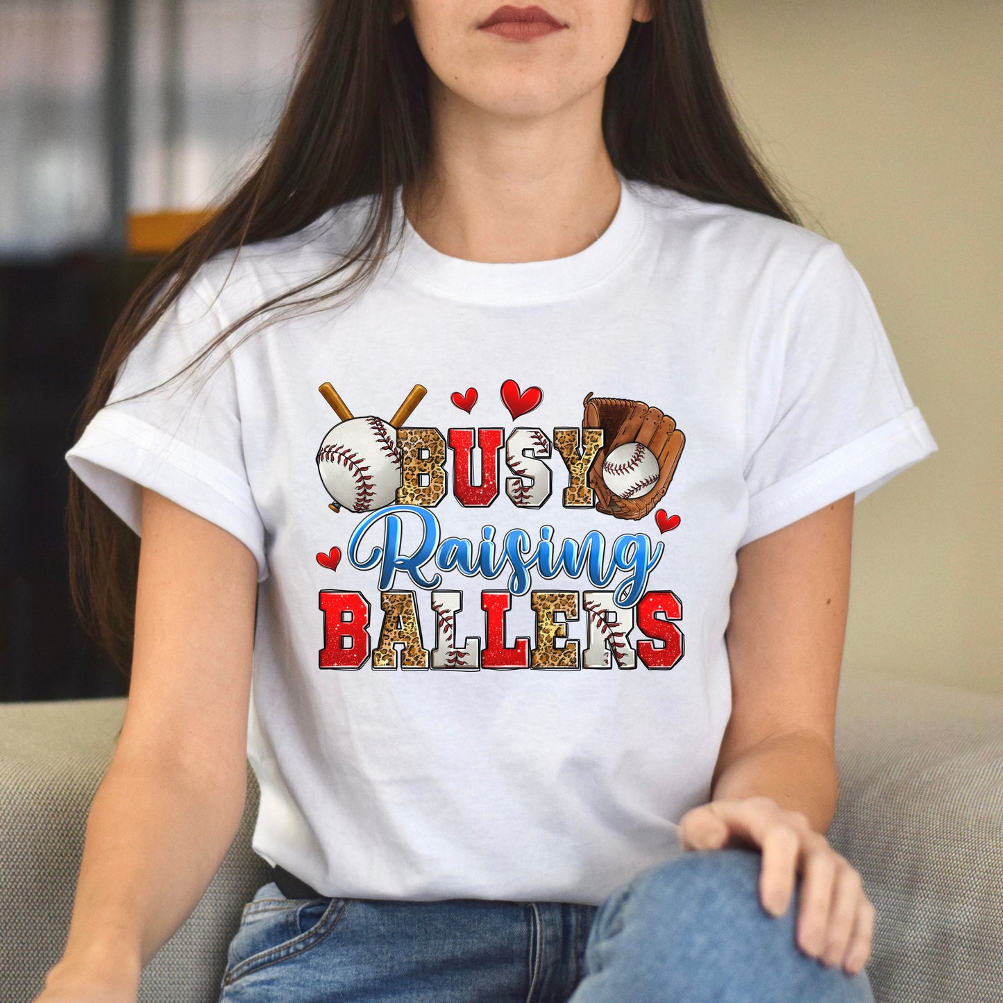 Baseball - busy raising ballers Unisex t-shirt baseball player tee baseball coach gift-Family-Gift-Planet
