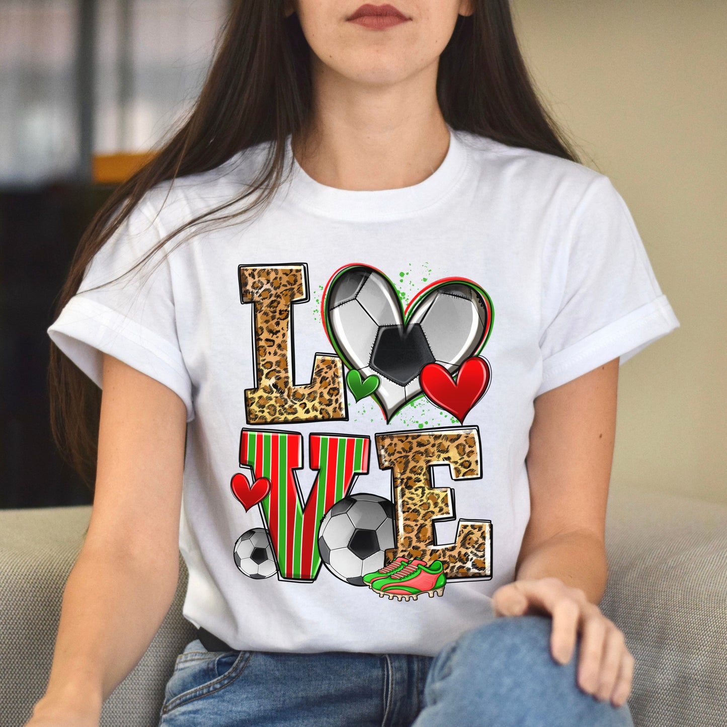 Love soccer Unisex t-shirt soccer player tee soccer coach gift-Family-Gift-Planet