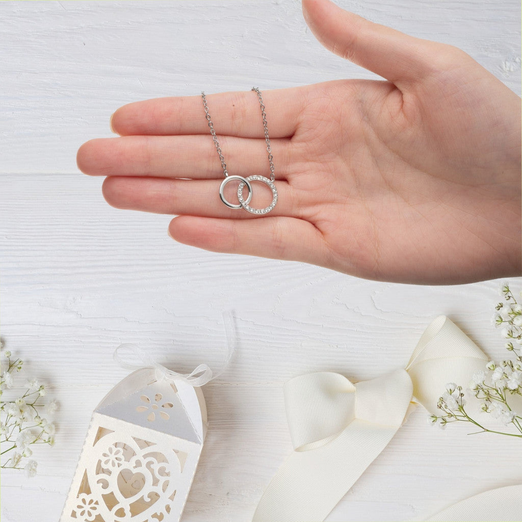 Birthday gift from father to daughter - Happy Birthday, My Sweetheart Interlocking Circles Necklace-Family-Gift-Planet