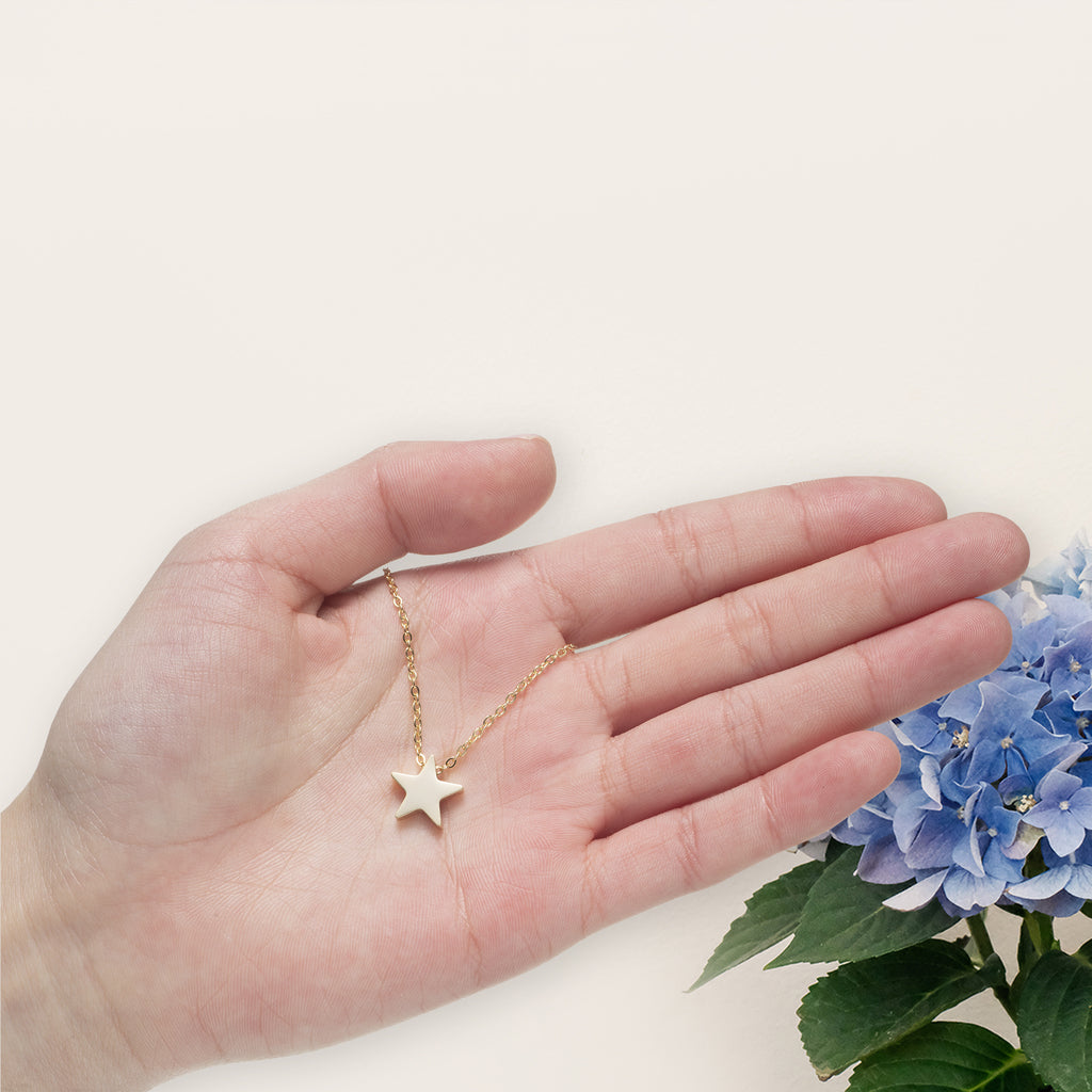 Gift from aunt for 8 year old girl - Star necklace Birthday gift for niece-Family-Gift-Planet